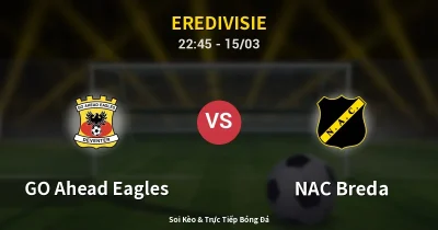GO Ahead Eagles vs NAC Breda 15/03