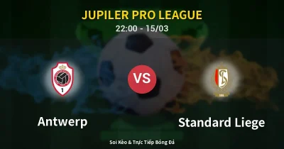 Antwerp vs Standard Liege 15/03