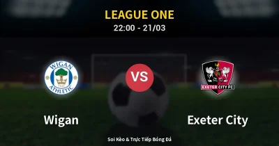Wigan vs Exeter City 21/03