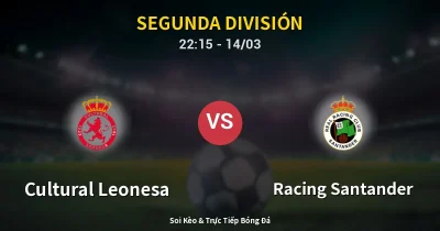 Cultural Leonesa vs Racing Santander 14/03