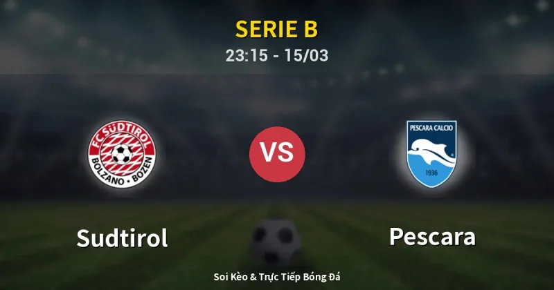 Sudtirol vs Pescara 15/03