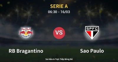 RB Bragantino vs Sao Paulo 16/03