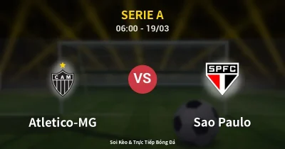 Atletico-MG vs Sao Paulo 19/03