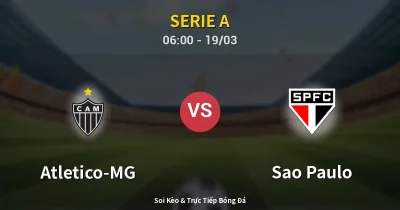 Atletico-MG vs Sao Paulo 19/03