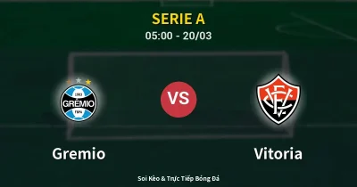Gremio vs Vitoria 20/03