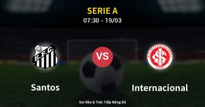 Santos vs Internacional 19/03