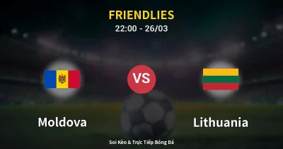 Moldova vs Lithuania 26/03