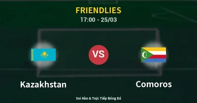 Kazakhstan vs Comoros 25/03