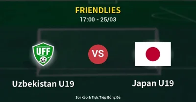 Uzbekistan U19 vs Japan U19 25/03