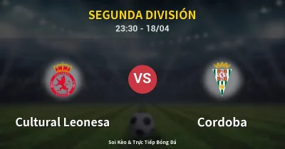 Cultural Leonesa vs Cordoba 18/04