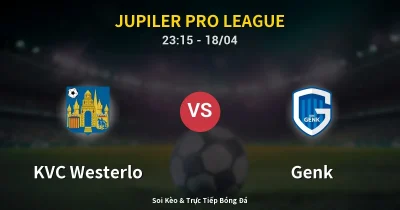 KVC Westerlo vs Genk 18/04
